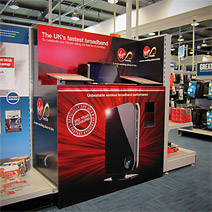 custom instore retail display units