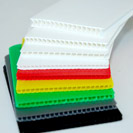 fluted polypropylene pvc correx